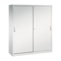 CP-Möbel Schiebetürenschrank Acurado 215000S10099, abschließbar, 2x5 OH, lichtgrau, 160x195x50cm (BxHxT) 4050646330128 CP-Möbel