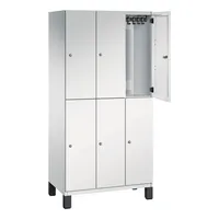 CP-Möbel Doppelstockspind 4510130S10011 Füße 6Fächer B900mm lgr/lgr 4059369447595 CP-Möbel