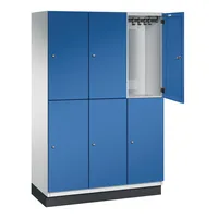 CP-Möbel Doppelstockspind 4510132S10015 Sockel 6Fächer B1200mm lgr/ebl 4059369446857 CP-Möbel
