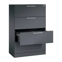 CP-Möbel Hängeregistraturschrank Asisto 146023412S10106 A4 2bahnig sgr/sgr 4025314950601 CP-Möbel