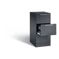 CP-Möbel Hängeregistraturschrank 146245311S10010 Asisto, schwarzgrau, 3 Schubladen, 1-bahnig 4025314977769 CP-Möbel
