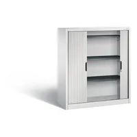 CP-Möbel Aktenschrank 3223-00, Kunststoff/Stahl abschließbar, 4 OH, 120 x 134,5 x 42 cm, lichtgrau 4050646266533 CP-Möbel