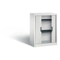 CP-Möbel Rollladenschrank Omnispace 324100S10060, abschließbar, 2 OH, lichtgrau, 80x103x42cm (BxHxT) 4050646266663 CP-Möbel