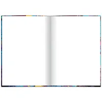 RNK Notizbuch 46822, Neon , schwarz, A4, blanko, 70g, 96 Blatt / 192 Seiten 4002871468220 RNK