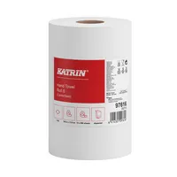 Katrin Rollenhandtücher Centerfeed 97616, Außenabrollung, 1-lagig, weiß, Tissue 6414301097616 Katrin 12 Stück