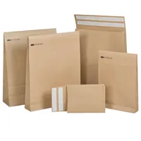 Bong Faltentaschen E-Commerce Mailer 00069116, Sonderformat, ohne Fenster, haftklebend, 100mm-Falte, reißfest, 110g, braun 4026283664 100 Stück