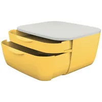 Leitz Schubladenbox Cosy 53570019 A4 PS 2Schübe gelb 4002432124756 Leitz