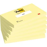 Post-it® Haftnotiz Notes 6 Block/Pack.