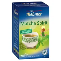 Messmer Tee Matcha Spirit 107855, Matcha, in Beuteln 4002221048584 Messmer 20 Stück