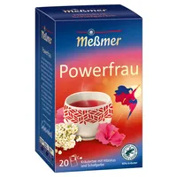 Messmer Tee Powerfrau 107851, Hibiskus und Schafgarbe, in Beuteln 4002221048508 Messmer 20 Stück