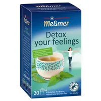 Messmer Tee Detox your feelings 107849, Brennnesslen, in Beuteln 4002221048461 Messmer 20 Stück