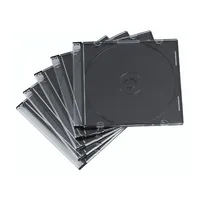Hama CD-Leerhülle Slim transparent/schwarz VE=50 Stück