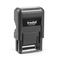 Trodat Printy 4822 Wortbandstempel, klimaneutral, selbstfärbend, schwarz 9010835116730 Trodat