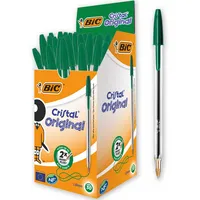 Kugelschreiber Cristal transparent grün Mine 04mm Schreibfarbe grün 0070330129641 BIC