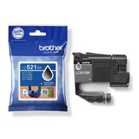 Brother Druckerpatrone LC-521BK (kompatibel zu Brother LC-521BK), schwarz, ca. 500 Seiten 4977766839174 Brother
