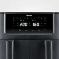 SEVERIN Heißluftfritteuse Black Line Dual