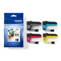 Brother LC-426BK/LC-426C/LC-426M/LC-426Y Inkjet Cartridges, Black/Cyan/Magenta/Yellow,Multi-Pack, Standard Yield, Includes 4 x Inkjet Cartridges, Genuine Supplies