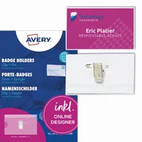 Avery Zweckform Namensschild 90 x 54 mm (B x H)