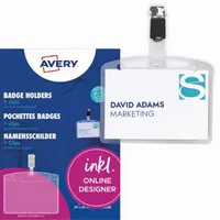 Avery Zweckform Namensschild 90 x 60 mm (B x H)