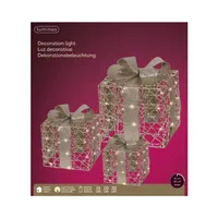 LUMINEO Geschenkschachtel Micro LED 25x25x30cm 8720725579682 LUMINEO