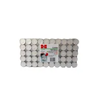 Müller Kerzen Teelichter FLATPACK 9480012600 weiß 3,75cm ca. 8 Stunden Brenndauer 4009078535007 Müller Kerzen 100 Stück