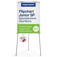 Magnetoplan Flipchart Junior SP, 1226966, 66x95cm (BxH), astral silber, mit Beinen 4013695041094 Magnetoplan