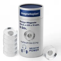magnetoplan® Magnet Design 25 x 11 mm (Ø x H)