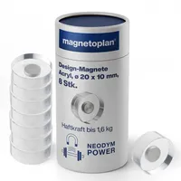 magnetoplan® Magnet Design 20 x 10 mm (Ø x H)