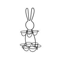 DECORIS Eierständer Hase