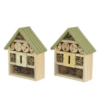 Decoris Insektenhotel-Set 19x7x21cm pinienholz 8720725175877 Decoris