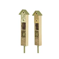 Decoris Insektenhotel 2er Set 14x9x90cm pinie 8720725314429 Decoris