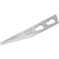 Martor Cutter-Ersatzklingen Nr. 34, 6mm Skalpellklinge Stahl 4002632904745 Martor 10 Stück