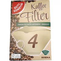 GUT und GÜNSTIG Kaffeefilter 100ST naturbraun 4311501132883 GUT und GÜNSTIG 120 Stück