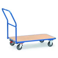 fetra Magazinwagen 1202, Ladefläche 1000x600 mm, 2 Lenk- und 2 Bock- 4017976012025 fetra