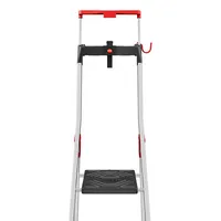 Hailo Stehleiter 8050-407 L100 Topline, 4 Stufen, silber, Aluminium 4007126017512 Hailo