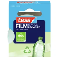 tesa® Klebefilm CRYSTAL RECYCLED 19 mm x 33 m (B x L)