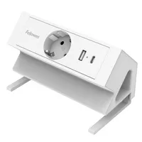 Fellowes 100137173 Verlängerungskabel 2 m 1 AC-Ausgänge Drinnen Weiß