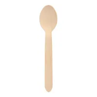Papstar Löffel Holz Pure 15,7cm 100ST braun 4002911848401 Papstar 100 Stück