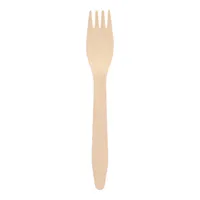 Papstar Gabel Holz Pure 16,5cm 100ST braun 4002911967881 Papstar