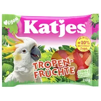 Katjes Fruchtgummi Tropen-Früchte 210 g/Pack.