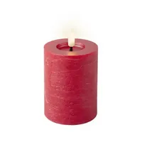 Kaemingk LED-Kerzen LUMINEO 487340 rot 7x11,2cm ca. 80 Stunden Brenndauer 8720194778500 Kaemingk