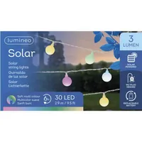 LUMINEO Solarleuchte Lichterkette Kugel
