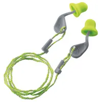 uvex xact-fit Gehörschutzstöpsel mit Kordel grün SNR 26 dB Größe M - Inhalt 50 Paar paarweise in Mi - 2124001
