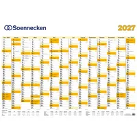 Soennecken Plakatkalender 2027 Karton, folienkaschiert