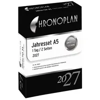 CHRONOPLAN Kalendereinlage 2026 Jahres-Set mit Tagesplänen A5