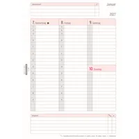 Chronoplan Chronoplan Wochenplan A5 2027 1 Woche/2 Seiten in Spalten