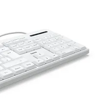 Hama CK-200 Tastatur Heimbüro USB QWERTZ Deutsch Weiß