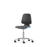 bimos Arbeitsdrehstuhl Labsit blau, schwarz Kunstleder
