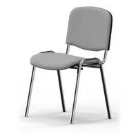 Nowy Styl Besucherstuhl Iso Visitor, grau / chrom, ohne Armlehnen, 4-Fuß-Gestell 5901747092622 Nowy Styl