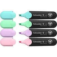 Schneider Textmarker Job Pastell 4 St./Pack.